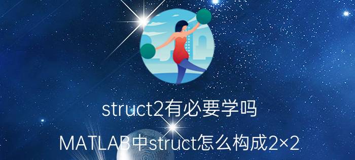 struct2有必要学吗 MATLAB中struct怎么构成2×2？